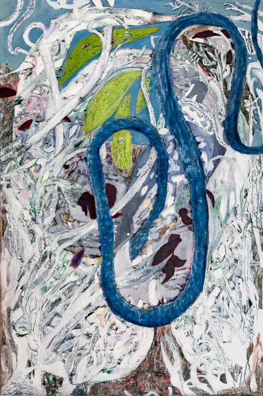 Alex Fischer, Tangled Bank, 2017-12-03, oil and acrylic on canvas